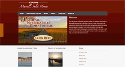 Desktop Screenshot of exploremurrellsinlethomes.com